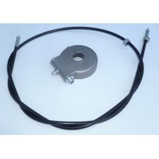 SPEEDOMETER TRANSMITTER (SNAIL) HOUSING WITH CABLE - JAWA 50/555, 05, 20, 21, 23